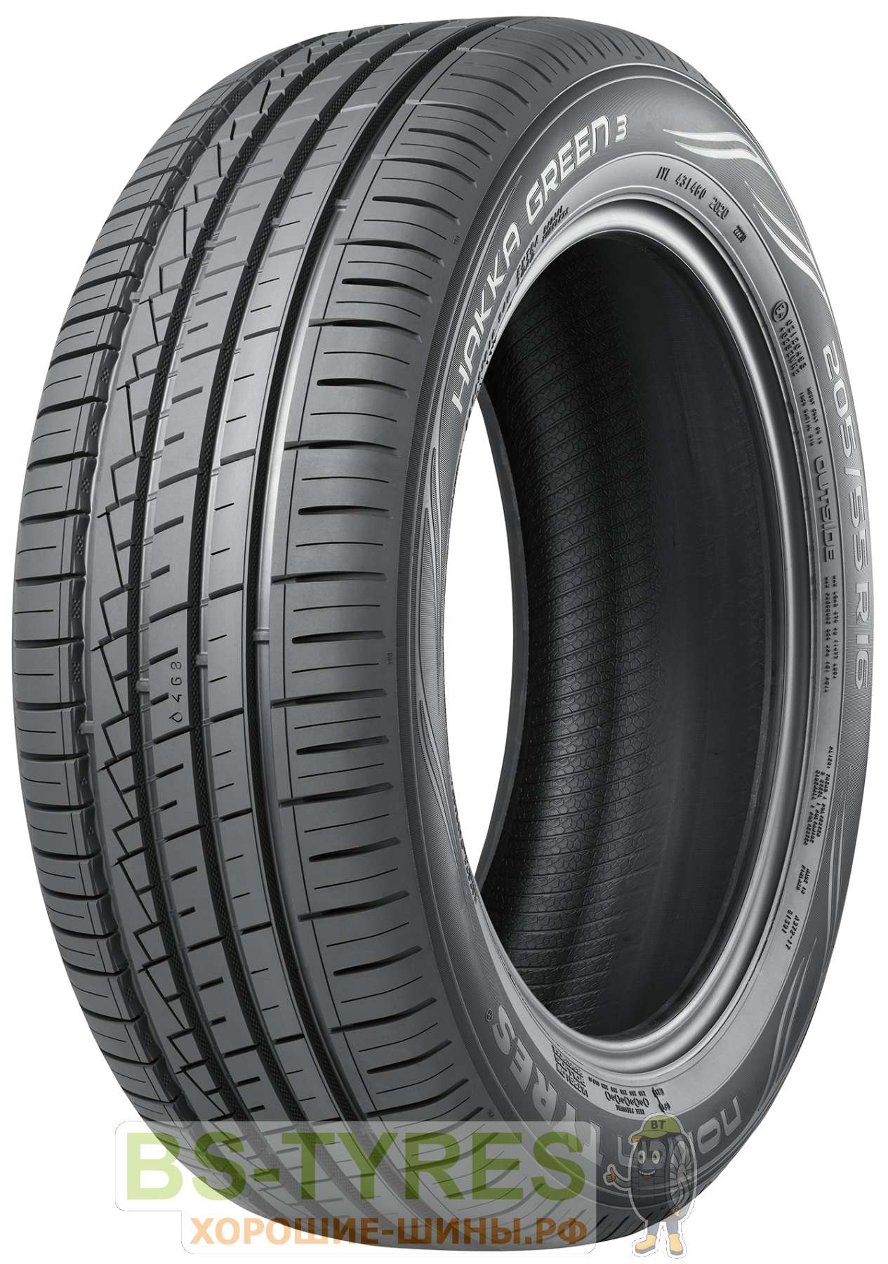 Nokian Tyres Hakka Green 3 185/60 R14 82T купить в Пензе, летняя шина -  цены в шинном центре BS-Tyres