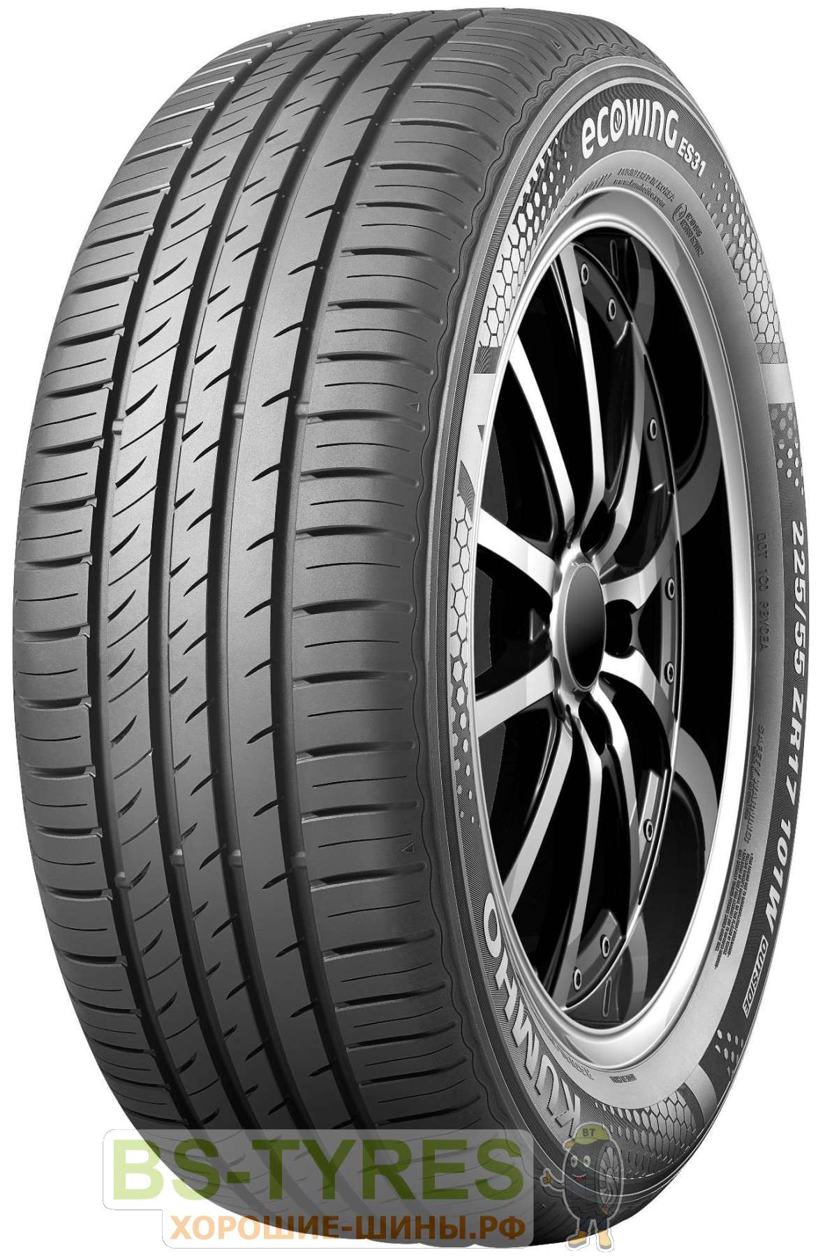 Kumho Ecowing ES31 155/65 R14 75T купить в Брянске, летняя шина - цены в  шинном центре BS-Tyres