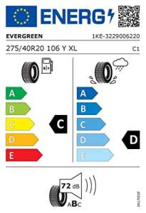 Evergreen ES880 Dynacontrol 225/45 R19 96W