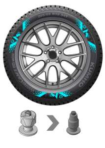 Kumho WinterCraft Ice Wi32 255/55 R19 111T