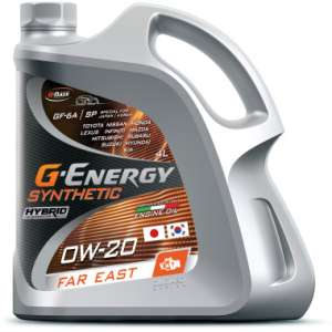 G-Energy Far East 0W-20 API SP ILSAC GF-6A 4л