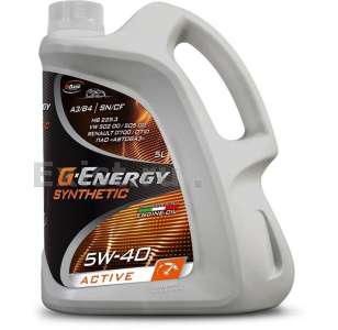 G-Energy Synthetic Active 5W-40 5л