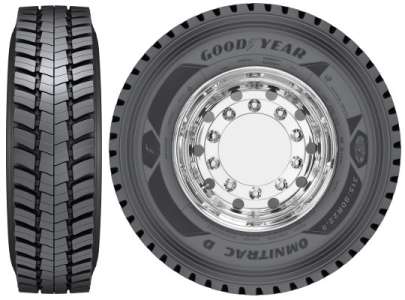 Goodyear Omnitrac D 315/80 R22.5 156/150K 20PR Ведущая