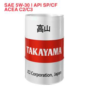 Масло моторное синтетическое TAKAYAMA SAE 5W-30 API SP/CF, ACEA C2/C3 200л