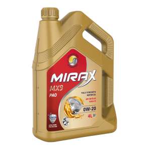 MIRAX MX9 SAE 0W-20 ACEA C5 API SN plus 4л