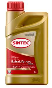 Sintec ExtraLife 7000 SAE 5W-40 ACEA A3/B4 1л синтетика