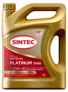 Sintec PLATINUM 7000 SAE 10W-40 ACEA A3/B4 4л