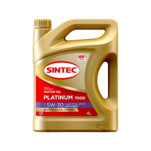 Sintec PLATINUM 7000 SAE 5W-30 ILSAC GF-6A 4л