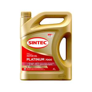 Sintec PLATINUM 7000 SAE 5W-40 ACEA A3/B4 4л