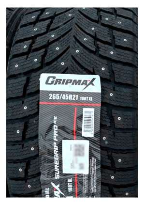 Gripmax SureGrip Pro Ice 275/45 R21 110T