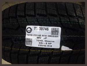 Toyo Observe GSi 6 LS 245/65 R17C 107/105H