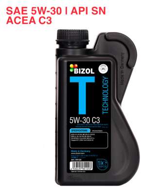 Моторное масло BIZOL Technology 5W-30  API SN, ACEA C3 1л