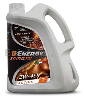 G-Energy Synthetic Active 5W-40 5л