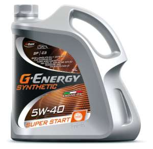 G-Energy Synthetic Super Start 5W-40 4л