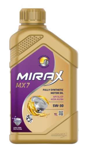 MIRAX MX7 SAE  5W-30 API SL/CF, ACEA A3/B4  1л