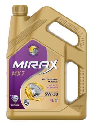 MIRAX MX7 SAE  5W-30 API SL/CF, ACEA A3/B4  4л