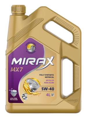 MIRAX MX7 SAE  5W-40 API SL/CF, ACEA A3/B4  4л