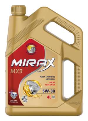 MIRAX MX9 SAE  5W-30 API SP, ILSAC GF 6A, ACEA A5/B5  4л