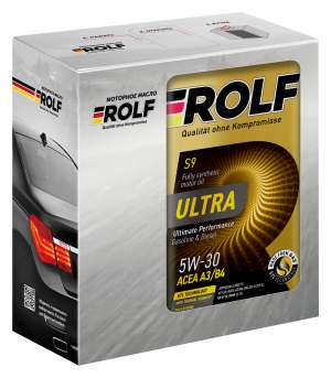 ROLF Ultra 5W-30 A3/B4 SP 4л металл Акция 4 + 1