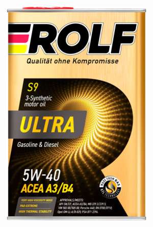 ROLF Ultra 5W-40 A3/B4 SP 1л металл