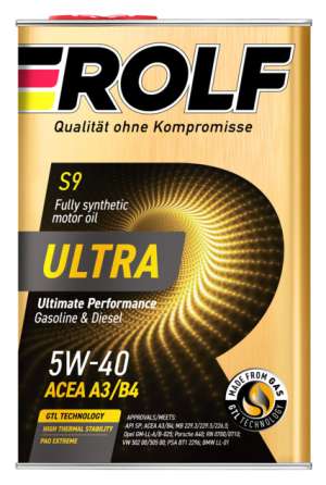 ROLF Ultra 5W-40 A3/B4 SP 4л металл