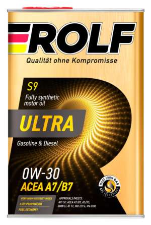 ROLF Ultra SAE 0W-30 A7/B7 SP 1л металл