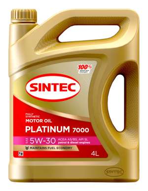 Sintec Platinum 7000 SAE 5W-30 ACEA A5/B5 4л