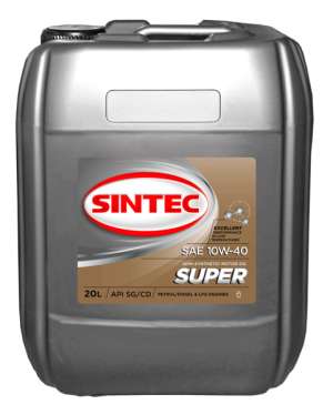 Sintec  SUPER SAE 10W-40 API SG/CD 20л