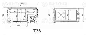 Автохолодильник компрессорный SUMITACHI T36