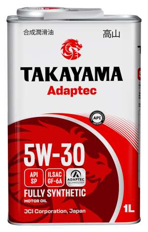 TAKAYAMA Adaptec SAE 5W-30 API SP ILSAC GF-6A  1л металл