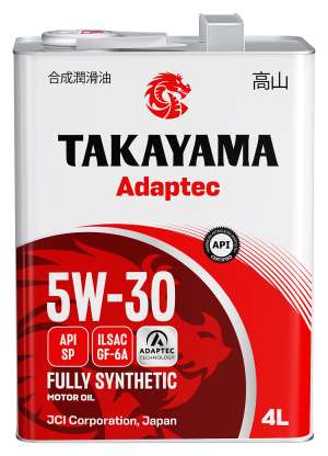 TAKAYAMA Adaptec SAE 5W-30 API SP ILSAC GF-6A  4л металл