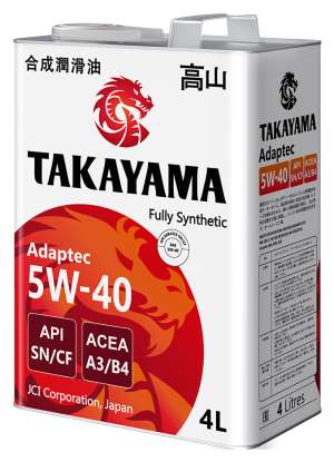 TAKAYAMA Adaptec SAE 5W-40  API SN/CF ACEA A3/B4  4л металл