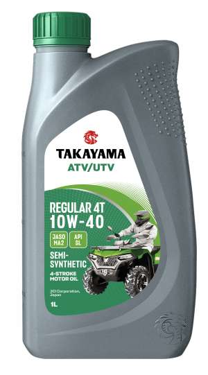 TAKAYAMA Mototec ATV/UTV Regular 4T SAE 10W-40 API SL JASO MA2 1л пластик